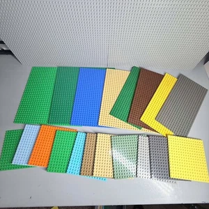 LEGO Base plate YOU PICK 16x16 16x32 32x32 Plate and Baseplate Tan Gray Green - Picture 1 of 4