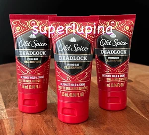 3x Old Spice Deadlock Spiking Glue NEW Travel Size 0.84 fl.oz - Picture 1 of 3