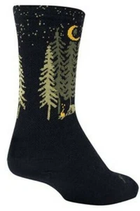 SockGuy Wool Camper Socks - 6 inch, Black, Small/Medium - Picture 1 of 12