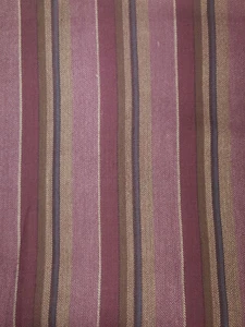Purple multi striped Herringbone fabric 2.5 Yards 60" Cotton crafts apparel - Picture 1 of 2