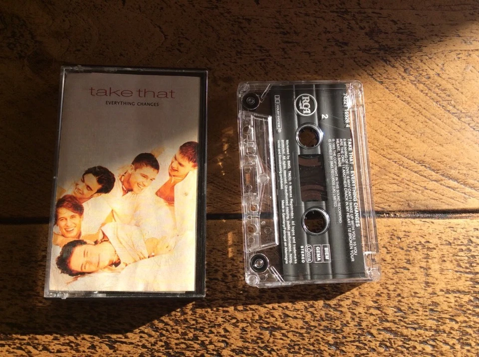 TAKE THAT - EVERYTHING CHANGES - CASSETTE TAPE ALBUM - Image 1 of 1