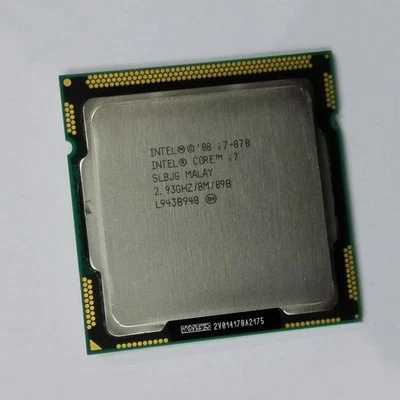 Intel Core i7-870 Quad Core 2.93GHz 8MB Socket LGA1156 95W SLBJG 95W Processor - Image 1 of 2