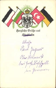 (Y3760) Patriotische Grusskarte 1922, Bahnpost, nach Limbach - Bild 1 von 2