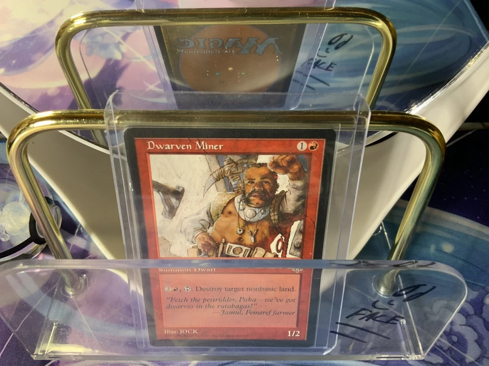 Dwarven Miner Mirage NM Red MAGIC THE GATHERING Opened In 2023!! - Image 1 of 1