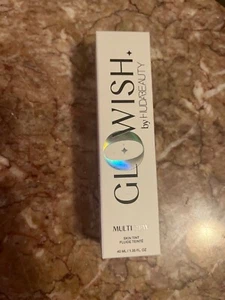 NIB GloWish By Huda Beauty Multi Dew Skin Tint Medium Tan 06 - 1.35oz Full Size - Picture 1 of 6