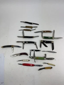Vintage Lot Of 17 Pocket Knife Collection Older 1960 1970’s And Later - Picture 1 of 24
