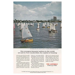 1970 Fort Lauderdale: Youngest Bloomin Sailors Vintage Print Ad - Bild 1 von 1