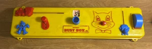 Vintage Kohner Busy Box Jr. #305 Crib Playpen Baby Sensory Toy - Picture 1 of 12