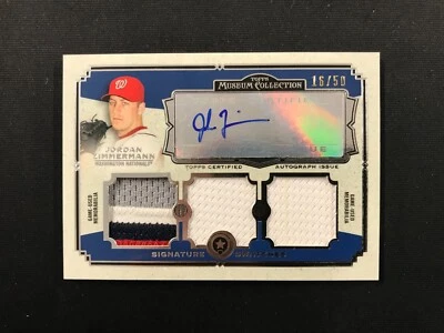 Colección Museo Topps 2013 #SSATR-JZ Jordan Zimmermann muestras de firma/50 Foto 1 de 2