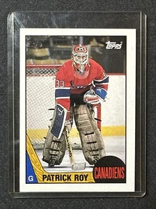 1987-88 Topps Patrick Roy #163 HOF - Picture 1 of 2