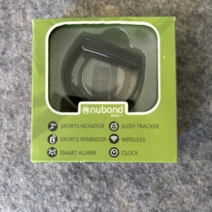 Nuband Activ+ Fitness & Sleep Smart Tracker - Black, NU-G0002-BK Brand New - Picture 1 of 10