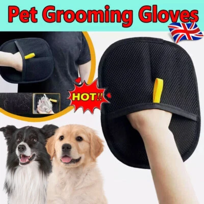 Two-way Pet Static Hair Removal Gloves Reusable Static Dust Brush Home Cat Dog - Image 1 of 4