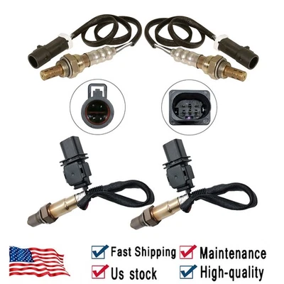 4Pcs Oxygen Sensor Upstream+Downstream For 2011-2012 Ford F-250 F-350 Super Duty - Image 1 of 4