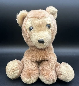 Oso de peluche vintage R. Dakin 1976 bronceado con cáscara de nuez peluche Corea - Imagen 1 de 8
