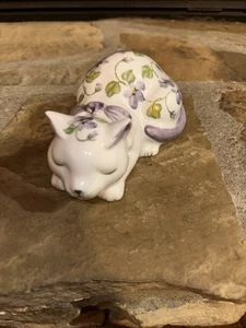 Schlafende Katze - Andrea von Sadek Blumenfigur - sehr detailliert auf allen Winkeln - Bild 1 von 5