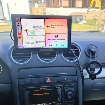 Drahtlos Tragbares Autoradio kabelloses Apple CarPlay & Android Auto GPS 9-Zoll - Bild 1 von 4