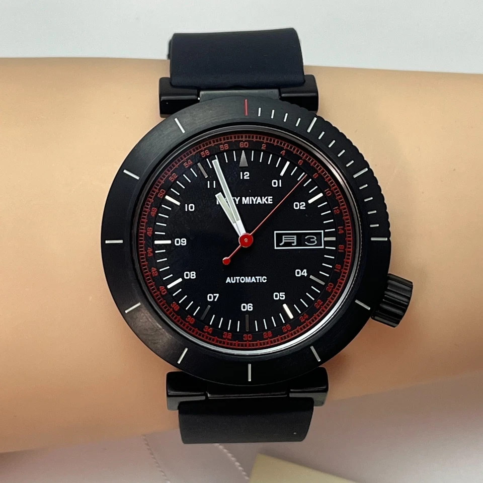 Raro Reloj Seiko Issey Miyake W Automático por Satoshi Wada NYAE003 Japón SS#174B Foto 1 de 4