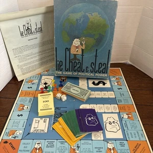 Lie Cheat & Steal: Das Spiel der politischen Macht Vintage 1971 Brettspiel KOMPLETT - Bild 1 von 1