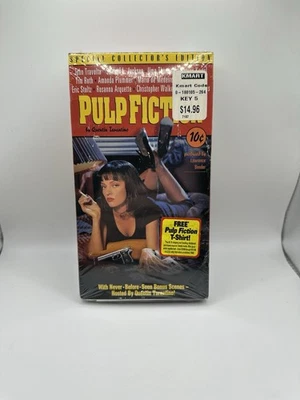 Sealed Pulp Fiction (1994) VHS – Special Collector’s Edition – Kmart Sticker - Image 1 of 4