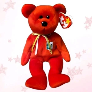 🇲🇽 OSITO 🇲🇽 1999 TY Beanie Baby Bear - MWMT'S - Imagen 1 de 4