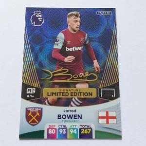Jarrod BOWEN - Edizione Limitata FIRMA Panini Adrenalyn XL 2024 Premier League - Foto 1 di 2