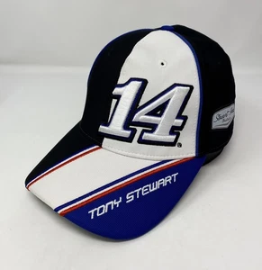 Tony Stewart 2015 Chase Authentics #14 Mobil 1 BackStretch Fitted Hat OS Nascar - Picture 1 of 7
