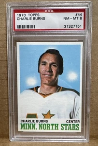 1970 Topps Charlie Burns #44 PSA 8 NM-MT 31327151 - Bild 1 von 2