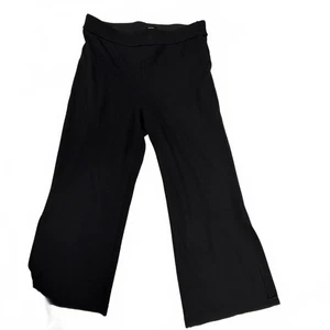 Pantalone vestito donna Tahari nero orlo spacco taglia M con controllo pancia - Foto 1 di 5