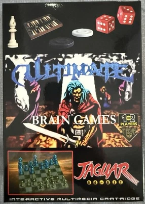 Ultimate Brain Games Atari Jaguar Cartridge Prototype - Image 1 of 3