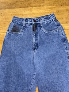 Pantalones de mezclilla Rockies de colección para mujer Western de tiro alto a pelo talla 27/5 entrepierna 32 - Imagen 1 de 10