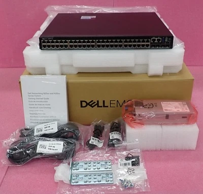 NEW Dell EMC PowerSwitch N3248TE-ON 48x 1G RJ45 4x SFP+ 2x QSFP28 RA Switch OS10 - Image 1 of 4