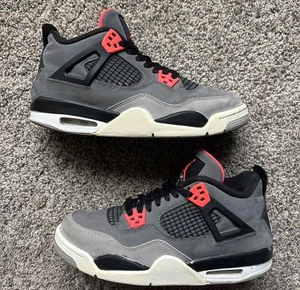 Nike Air Jordan 4 Retro Infrared Size 7 Youth (Size 8.5 Women's) - Picture 1 of 7