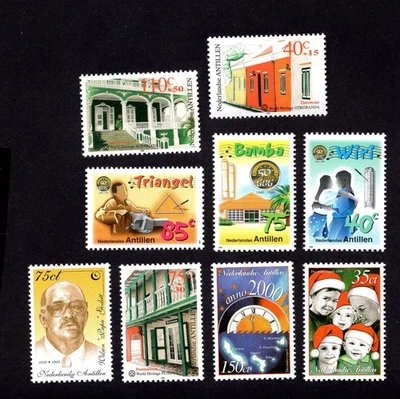 Netherlands Antilles 1999 9 stamps Mi#997-99+1005+1026-28+1048-49 MNH CV=15.5$ - Image 1 of 2