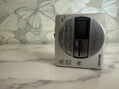 Sharp MD-MT88H(S) Portable Silver Mini Disc Recorder Player Fully Working - Image 1 of 4