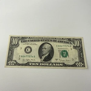 1977 A 10 Dollar Bill - Picture 1 of 6