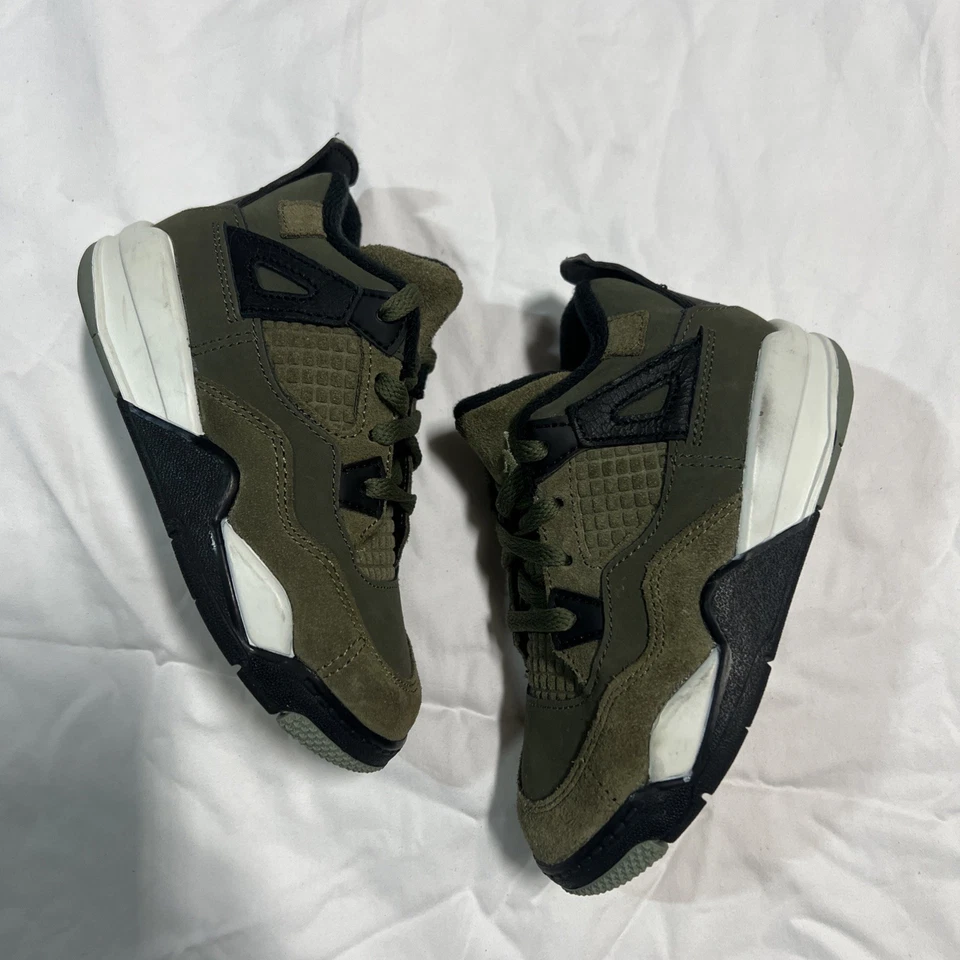 Jordan Retro 4 Craft Preschool Size 9c Pre Owned FB9930-200 - Image 1 of 4