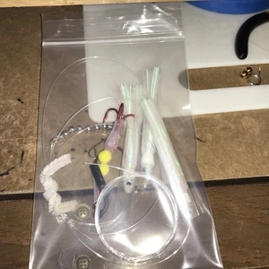 High Percentage Salmon Trolling Rigs- Bait/Meat Rig Completing Kit W/ Teaser Rig - Picture 1 of 2
