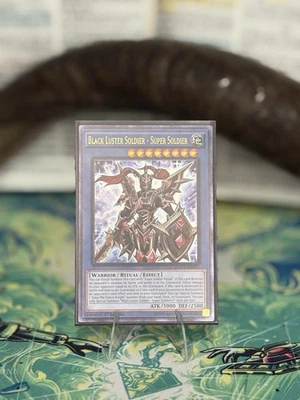 YU-GI-OH! Black Luster Soldier Super Soldier DOCS-EN042 Ultimate Rare 1st Ed - Image 1 of 4