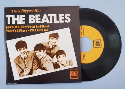 The Beatles Their Biggest Hits Tollie EP TEP 1-8901 with picture cover Fantasy! - Image 1 of 4