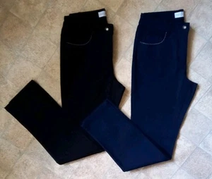 Judith Williams Hosen Stretchhosen 2 Stck schwarz und dunkelblau BW Gr. 36 (18) - Bild 1 von 9