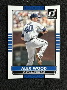 ALEX WOOD #49 2015 Donruss Baseball QTY Atlanta Braves - Imagen 1 de 2