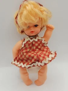 Vintage 6 Zoll kleine blonde Made in Hong Kong Puppe - Bild 1 von 24