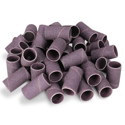 Bandas espirales de óxido de aluminio de 3/4" x 1", sin mangas de lijado de regazo - Paquete de 50 Foto 1 de 4