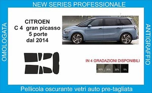 pellicole oscuranti vetri  citroen c4 gran picasso  5 p dal 2014 in poi  - Bild 1 von 1