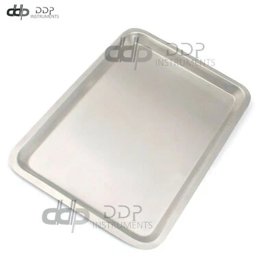DDP NEW MAYO STAND STAINLESS STEEL INSTRUMENT TRAY MEDICAL TATTOO 19" x 12.5"x 5/8"