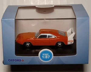 Oxford Diecast #87DD69002 1969 Dodge Charger Daytona Orange/White Spoiler 1/87 - Picture 1 of 4