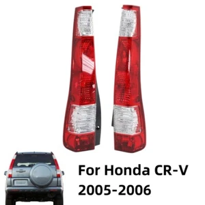 Carcasa de luz trasera para Honda CR-V 2005-2006 lado izquierdo derecho transparente/rojo halógeno - Imagen 1 de 13