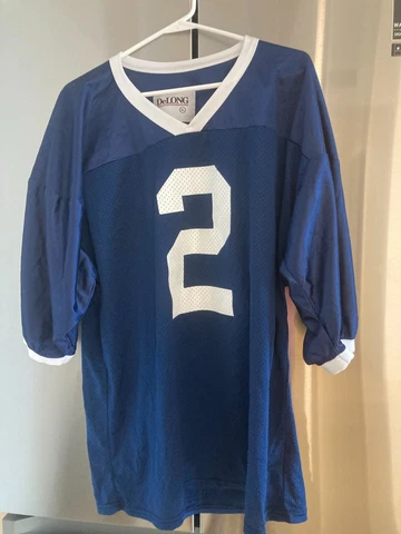Delong  Penn State  University colors  #2 Football jersey adult  XL Cover