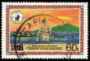 SAMOA 745 - National Conservation Campaign "Marine Resources" (pb56064) - Picture 1 of 1