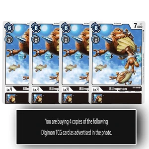 Blimpmon - BT4-069 - Common Digimon TCG Card Playset Black - Picture 1 of 1